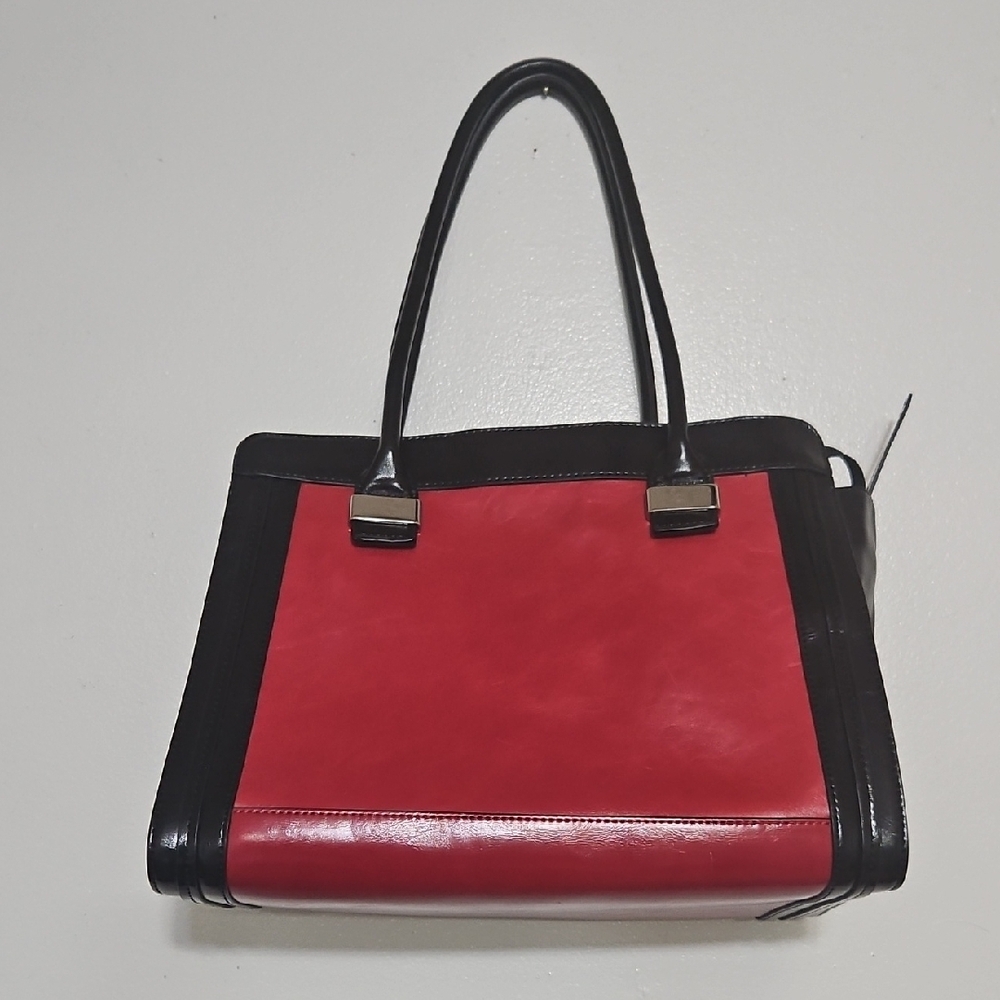 Giani Bernini Red and Black Shoulder Bag